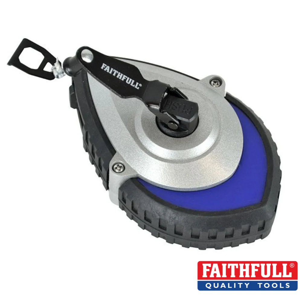 Faithfull- Rapid Chalk Line 30M 6-to-1 Rewind