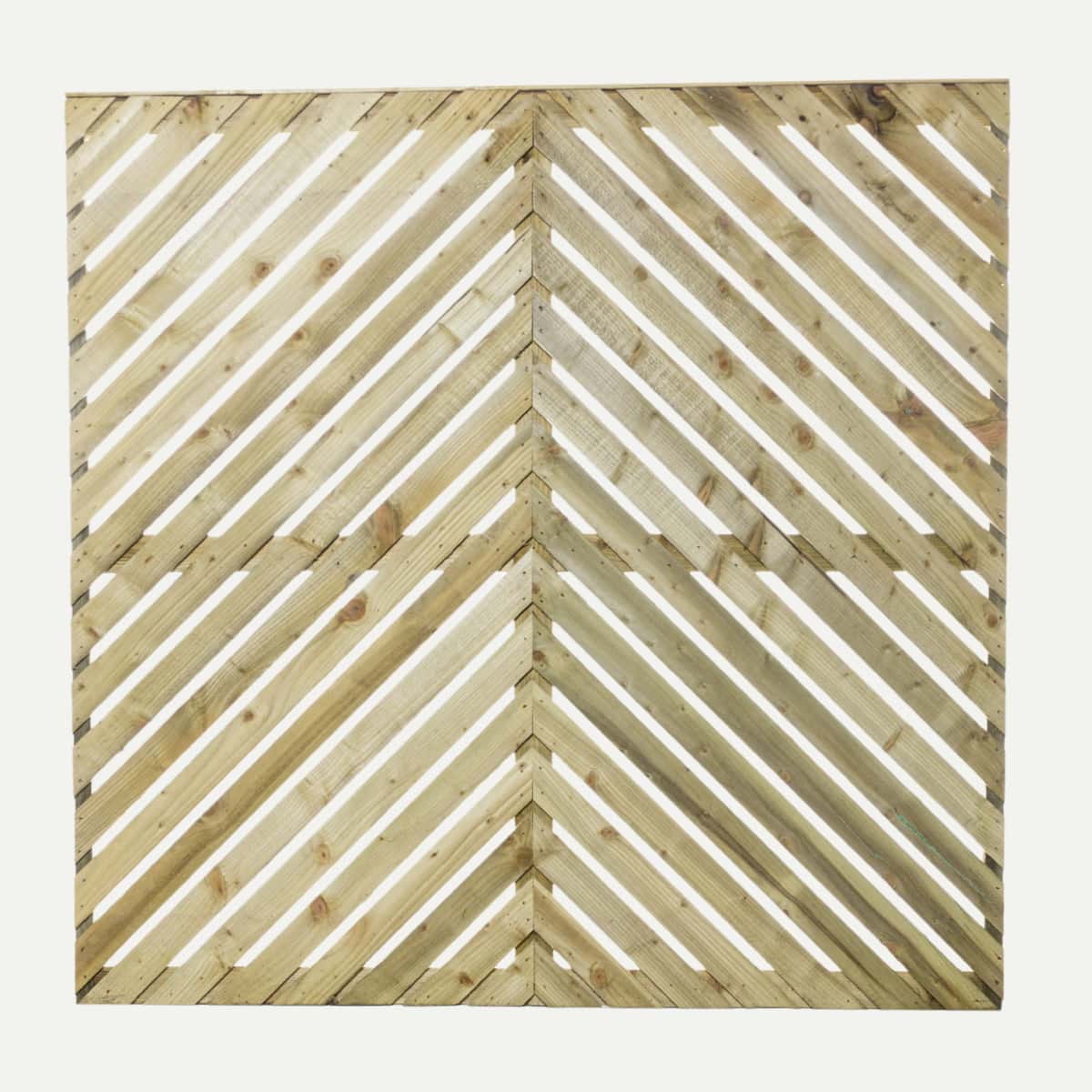 Chevron Fence Panels