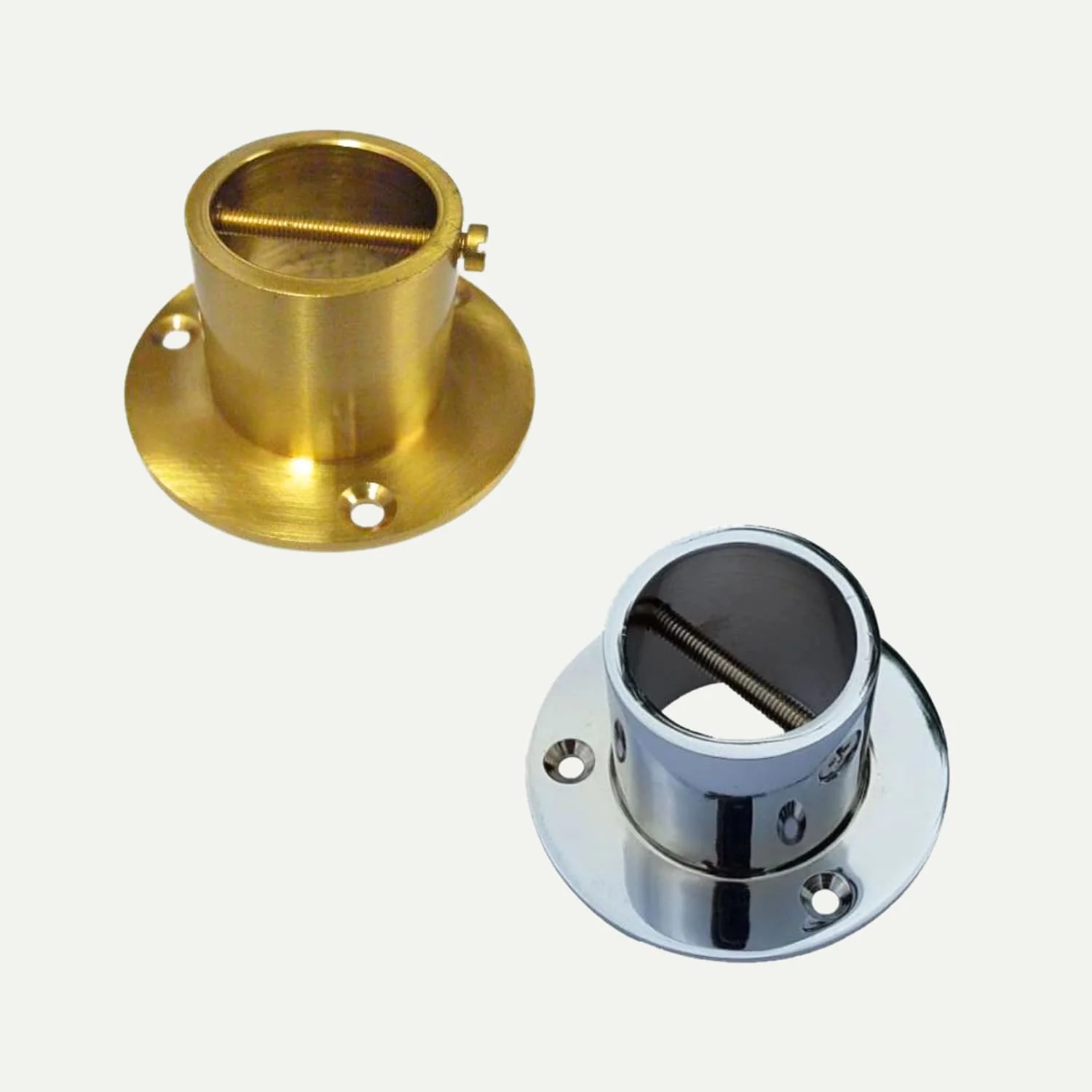 Decking Rope End Caps – Brass or Chrome