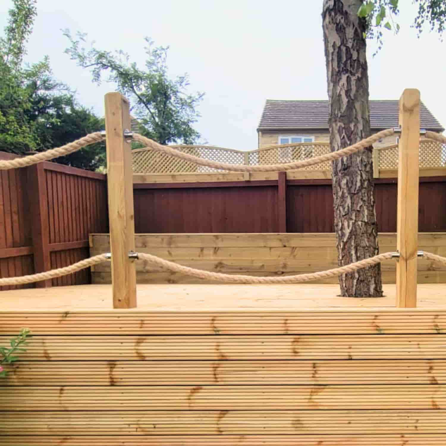 28mm Jute Decking Rope - Price Per M - Image 2