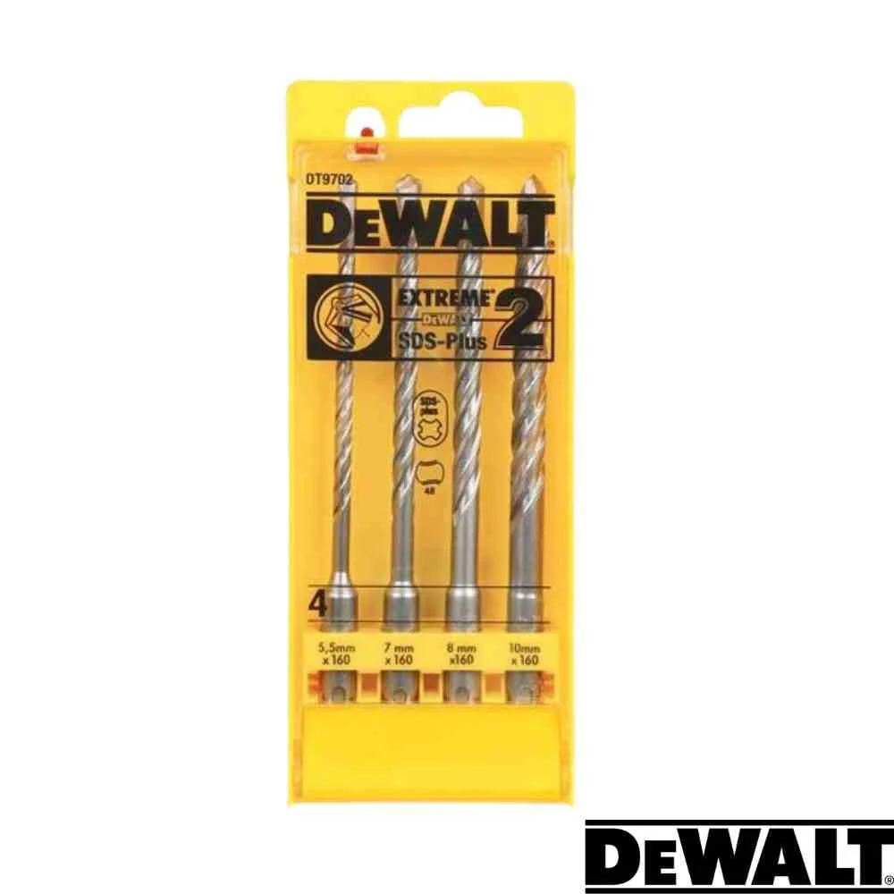 Dewalt- EXTREME 2 SDS plus 4 Piece Drilling Set