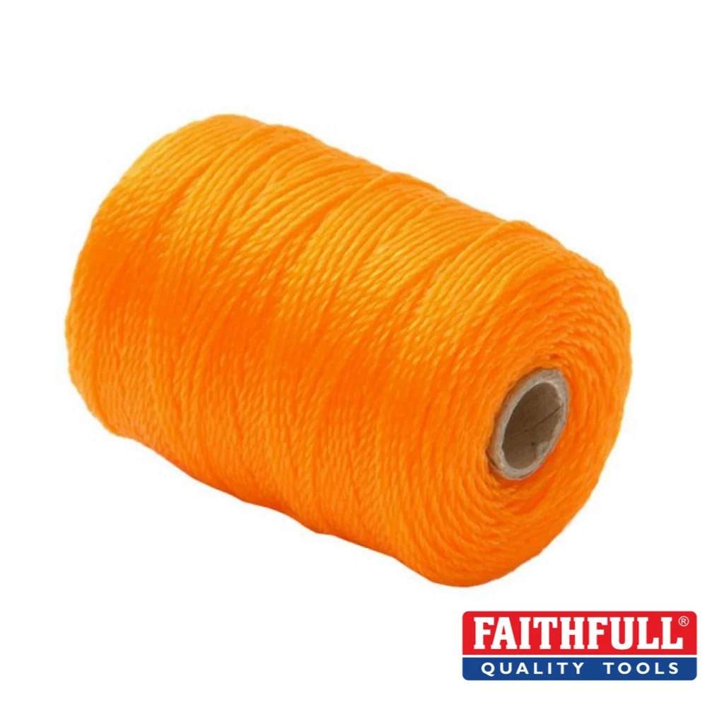 Faithfull - Orange Poly Brick Line 100M