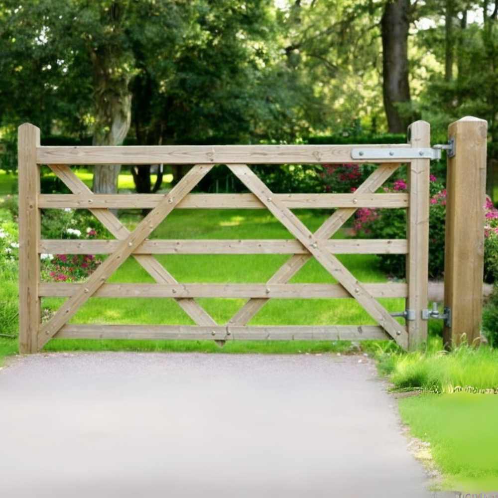 Driveway/Field Gate 5 Bar - Image 3