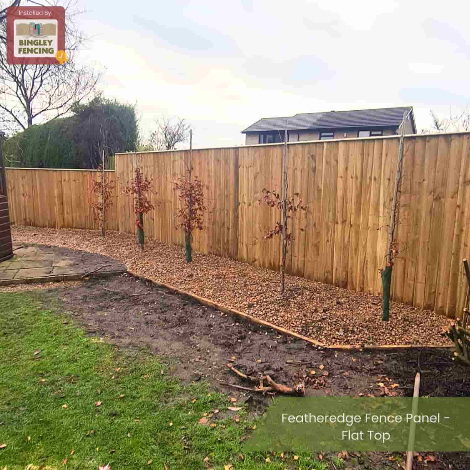 Featheredge Fence Panel - Flat Top - Image 3