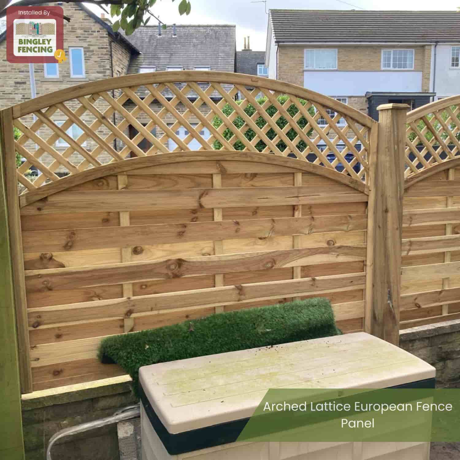 Arched Lattice Top Fence Panels (ALT180) - Image 3