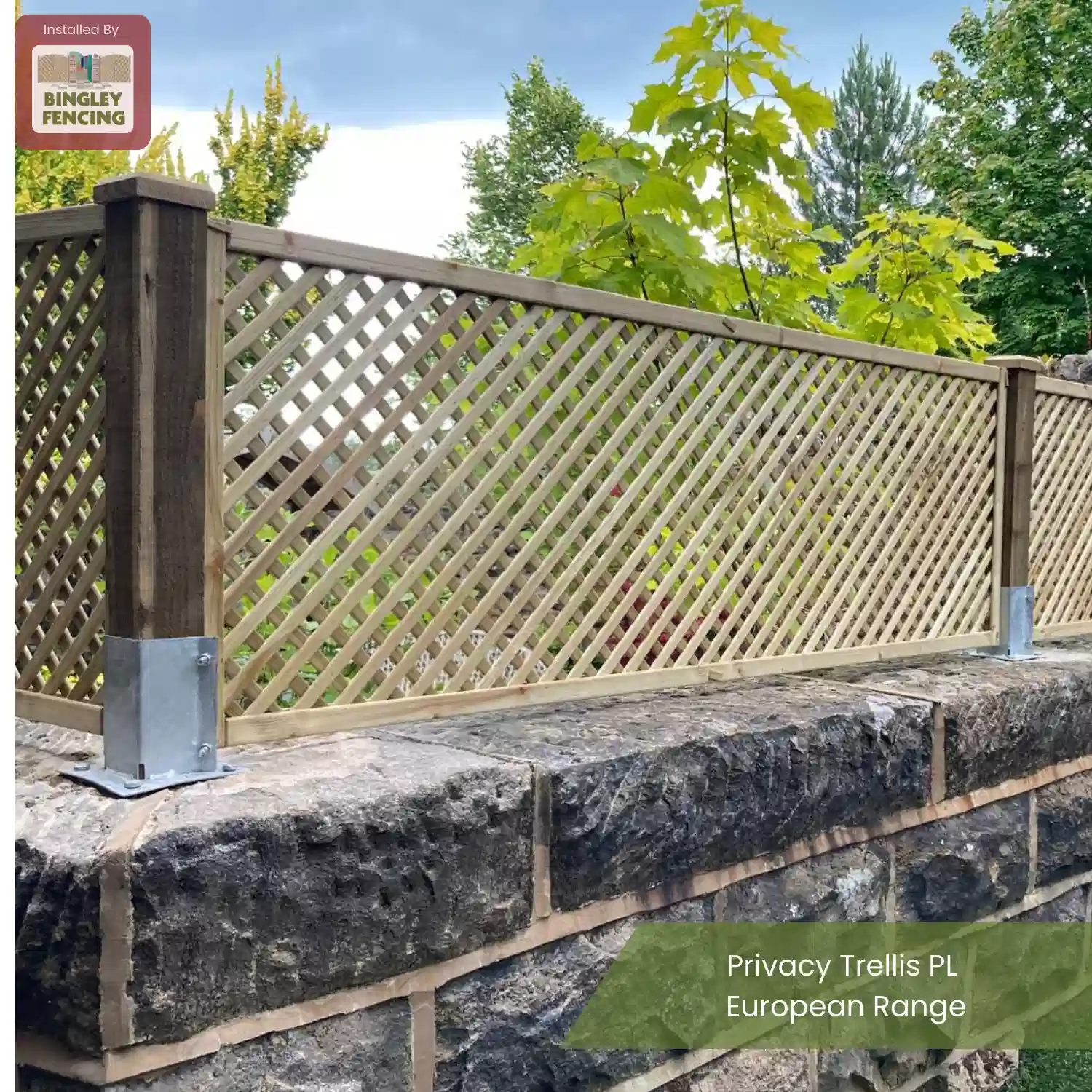 Fence Post Support - Bolt Down - 4" x 4" (100mm x 100mm)- Brown or Galvanised - Image 5