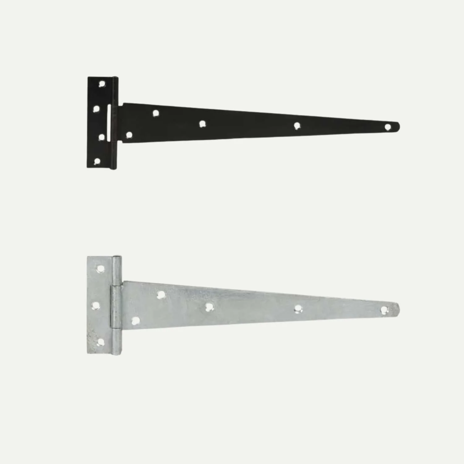 Medium T Hinge - 18"- Black or Galvanised - Sold Individually