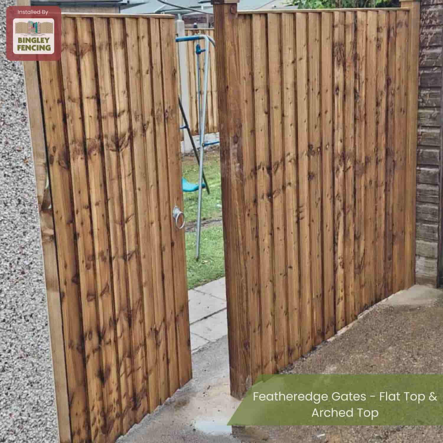 Featheredge Gates - Flat Top - Image 3