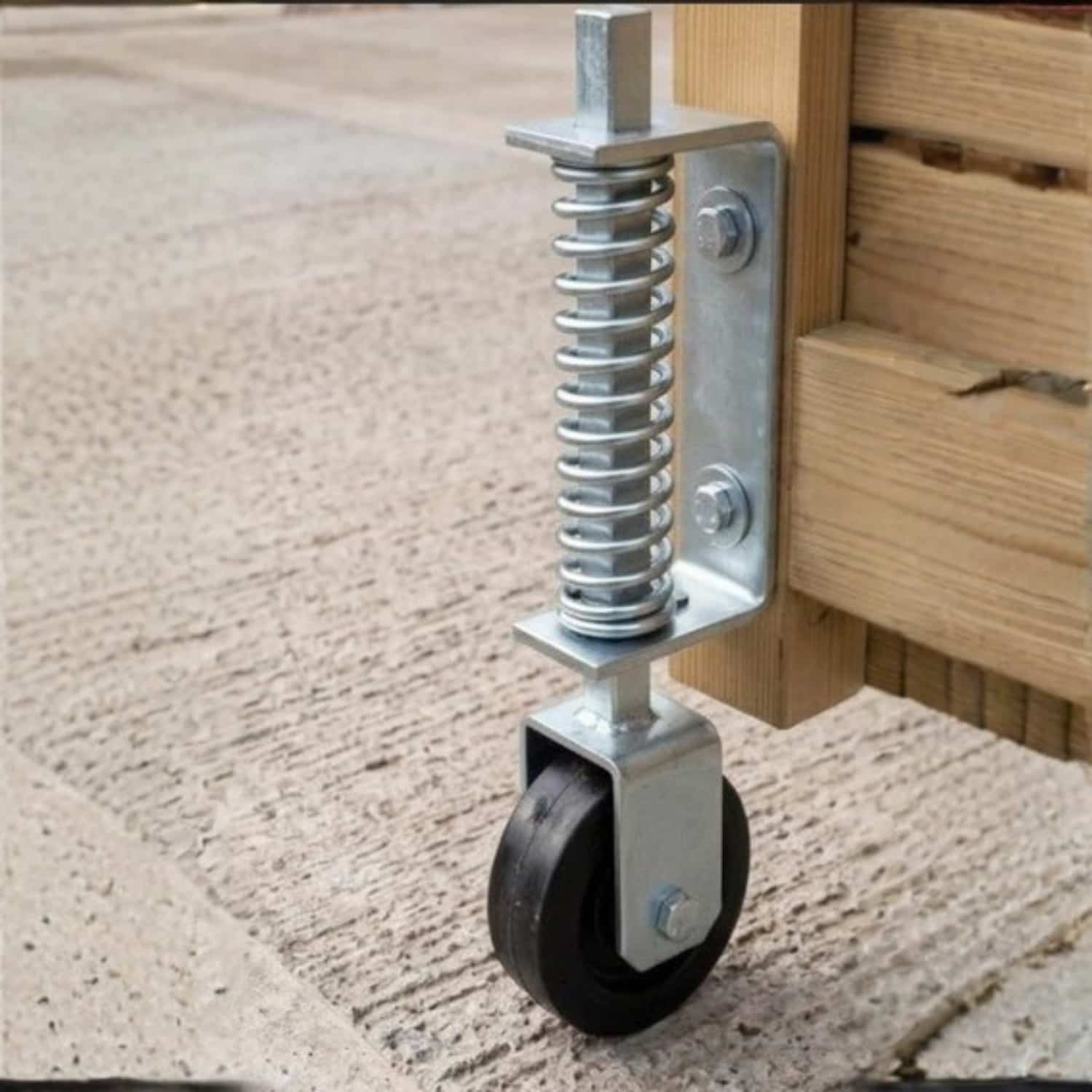 Hiatt Heavy Duty Spring Loaded Gate Wheel 14" - Image 3