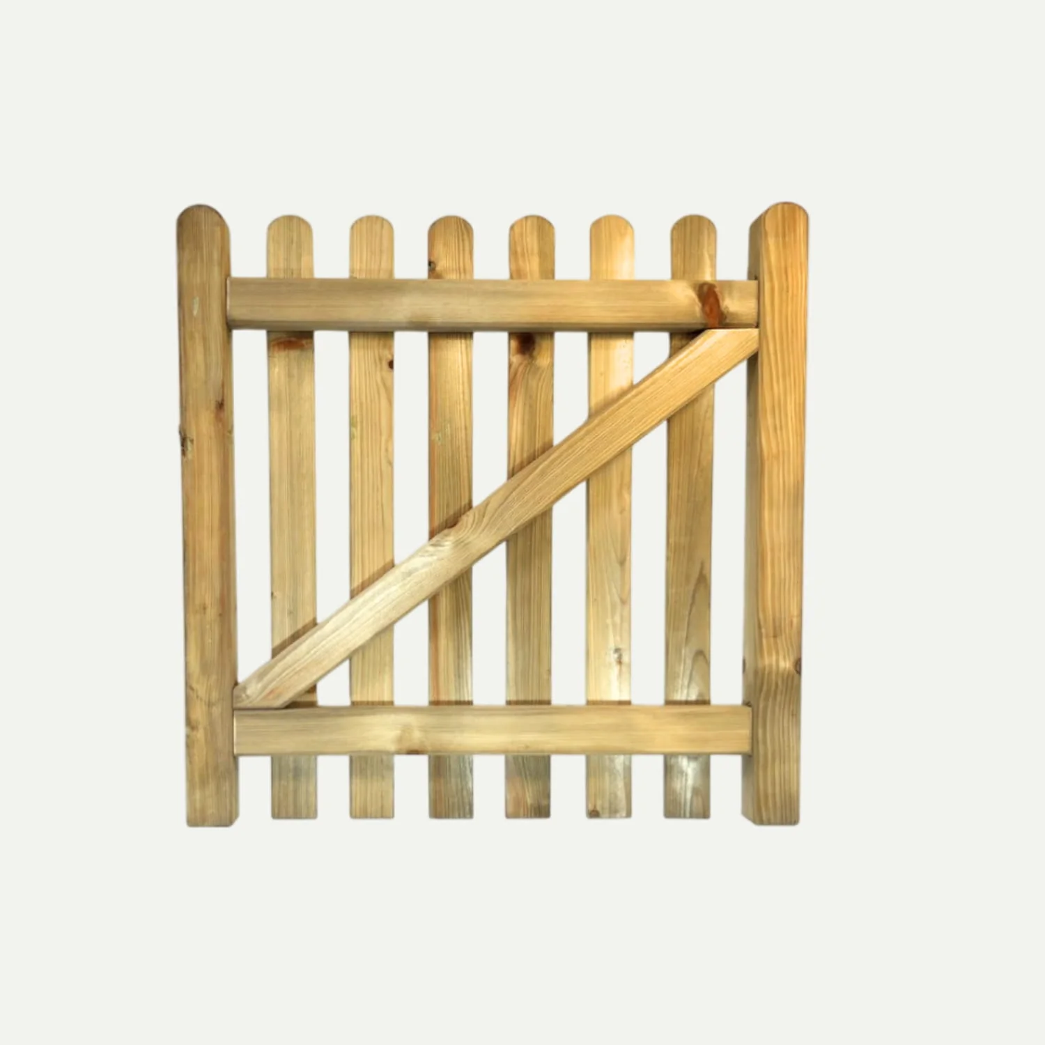 Premium Round Top Picket Gate - PPG90 - Image 2