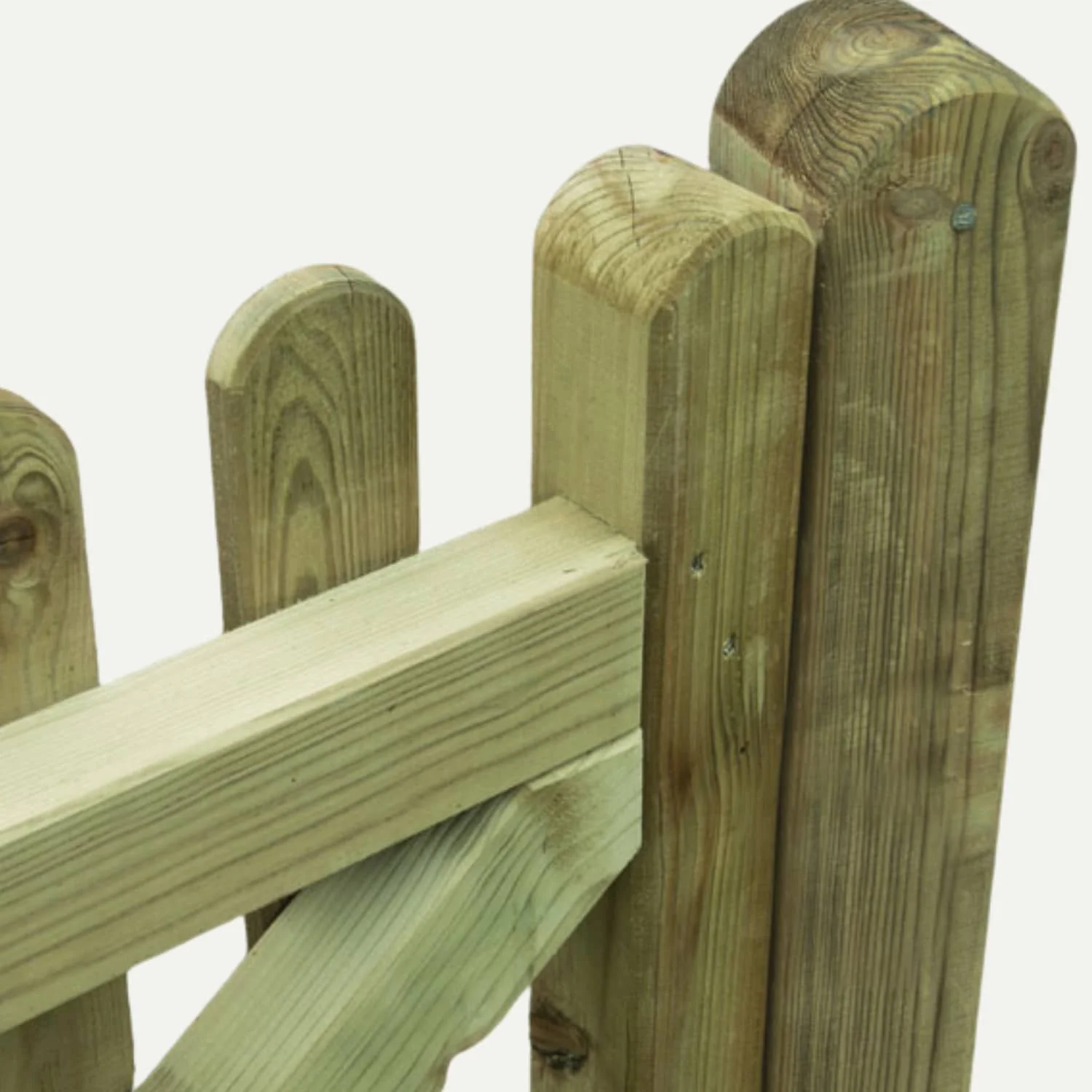 Premium Round Top Picket Gate - PPG90 - Image 3