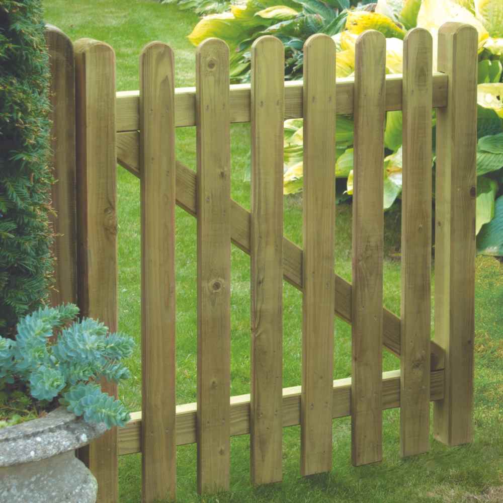 Premium Round Top Picket Gate - PPG90 - Image 4