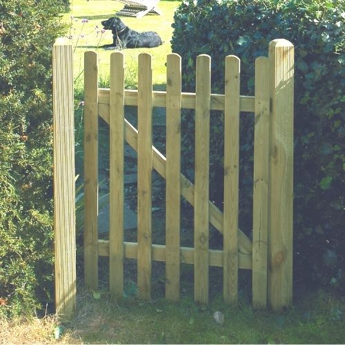 Round Top Picket Gate - RTPG90 - Image 2