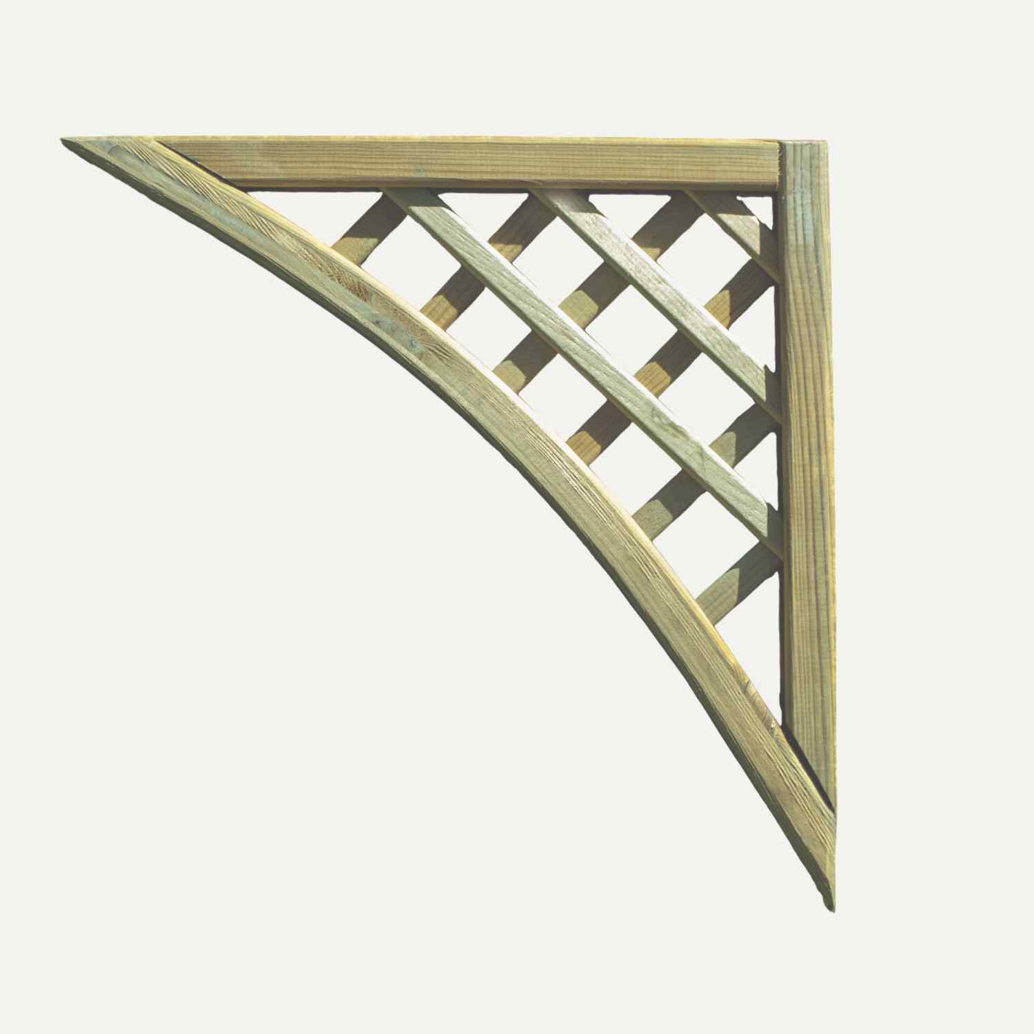 Diamond Lattice Trellis Corner Panel - DT20